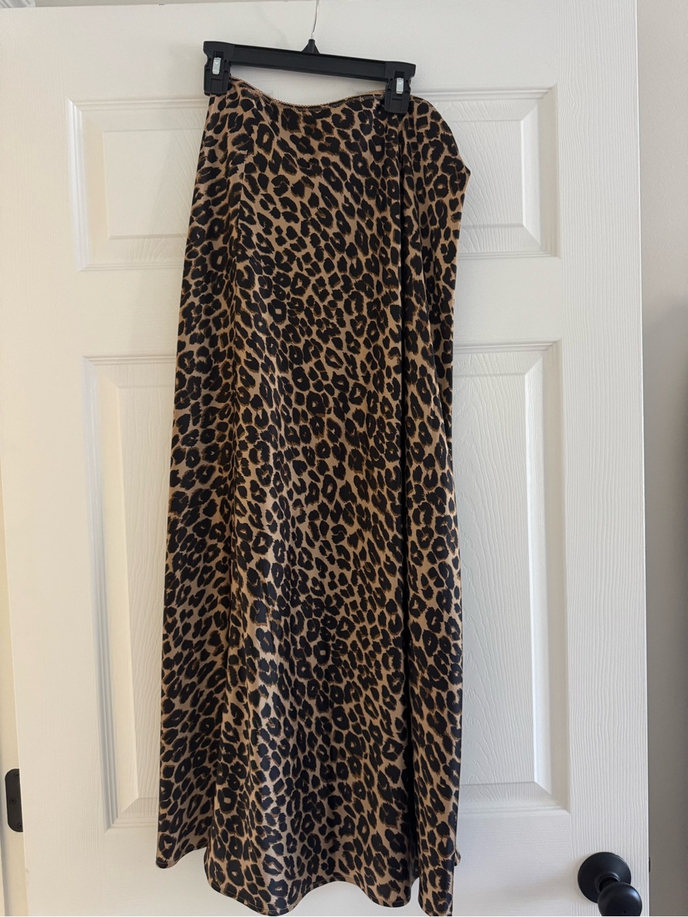 Reformation Leopard Print Maxi Skirt - Brown & Black